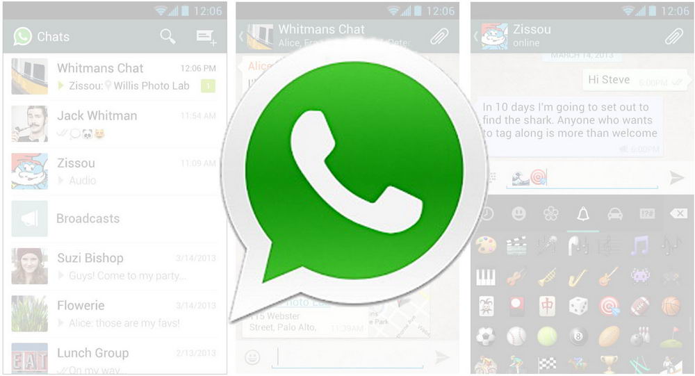 Whatsapp android tablet app